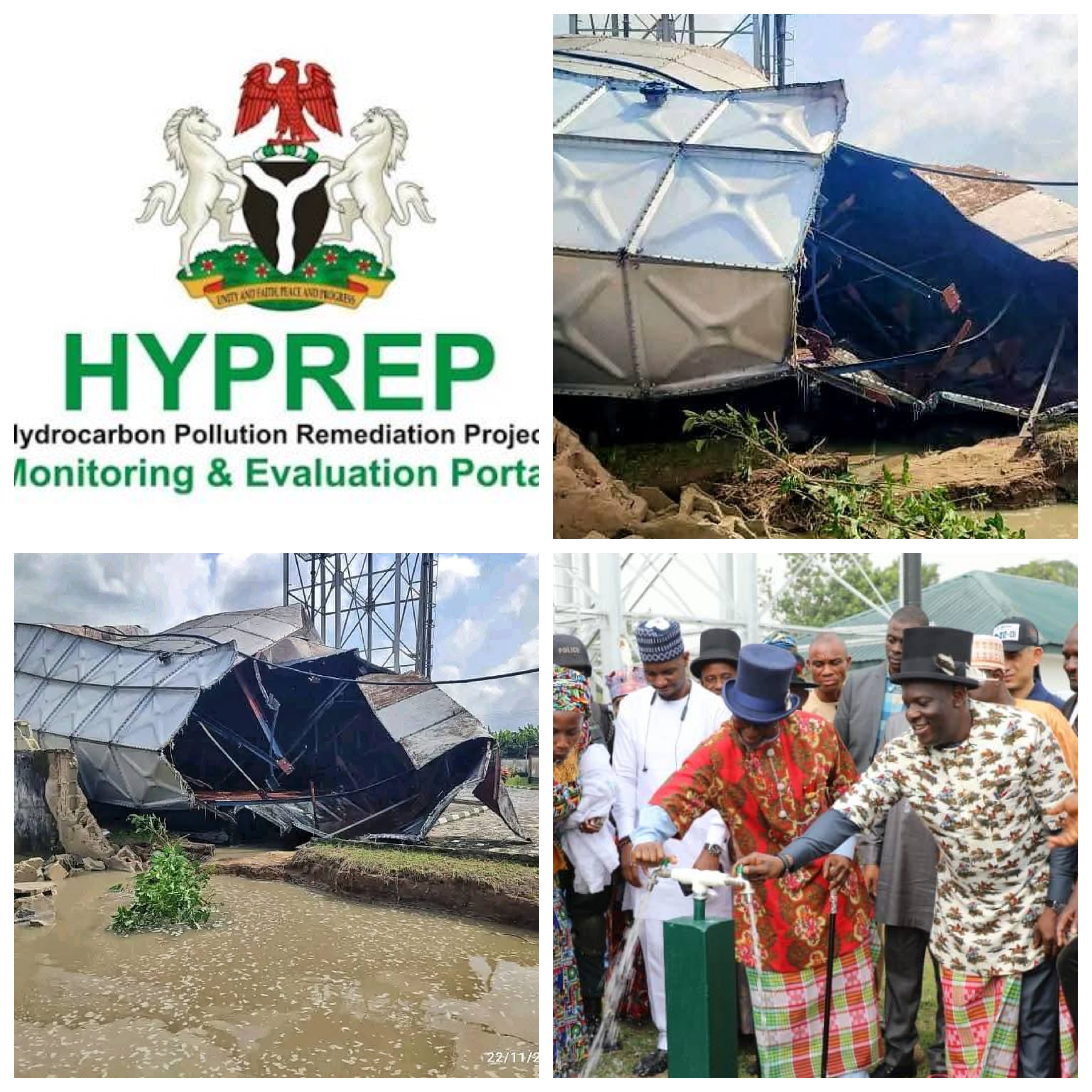 Another HYPREP Water Facility Collapses in Rivers State
