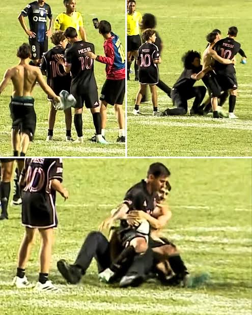 Pitch Intruder Knocks Down Messi During Inter Miami Friendly in Puerto Rico