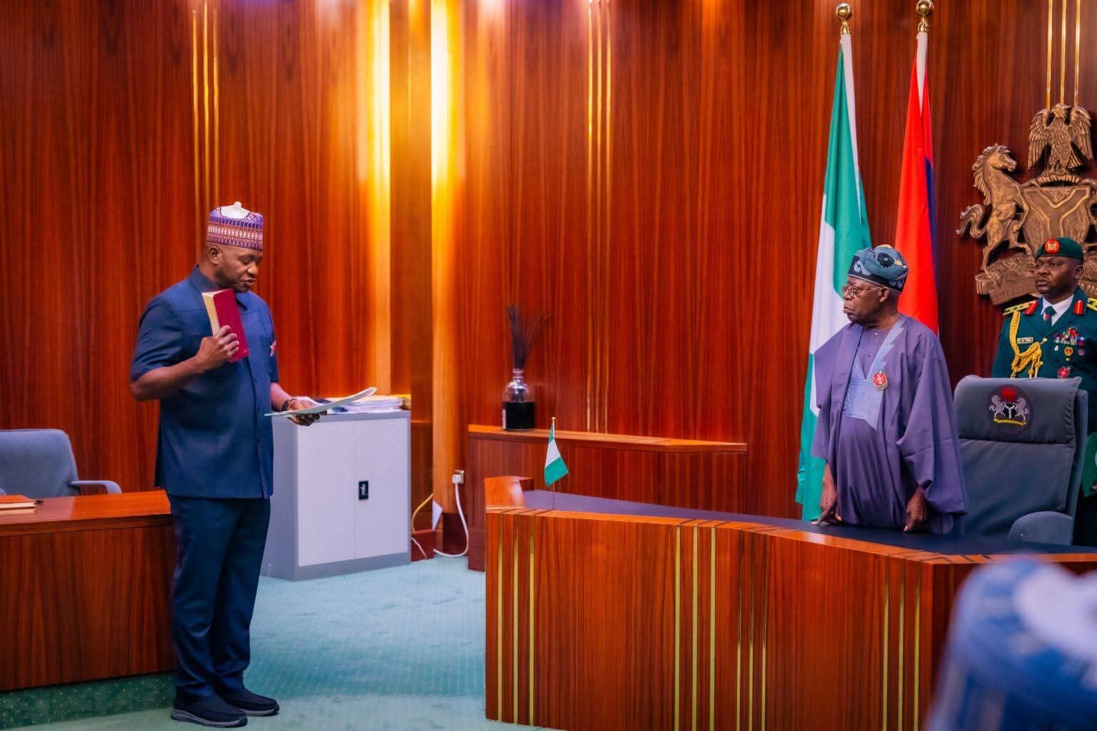 Tinubu swears in ex-CDS Christopher Musa as Nigeria’s new Defence Minister