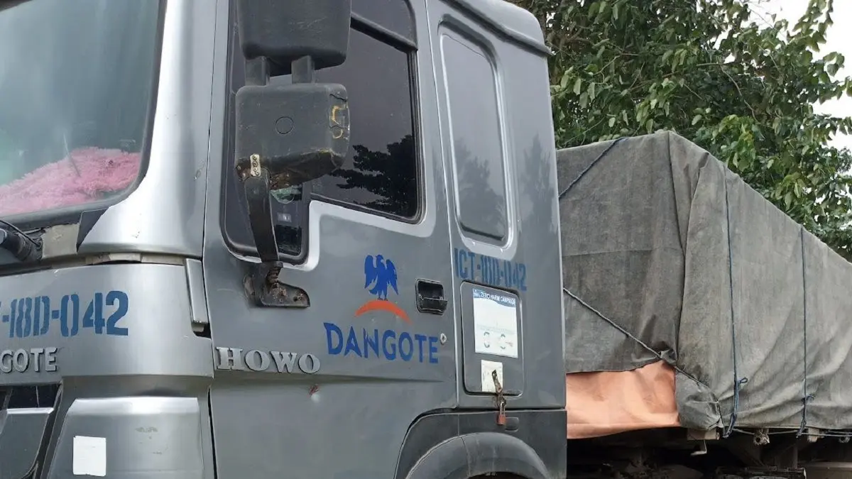 Driver, Woman Found Dead in Dangote Truck