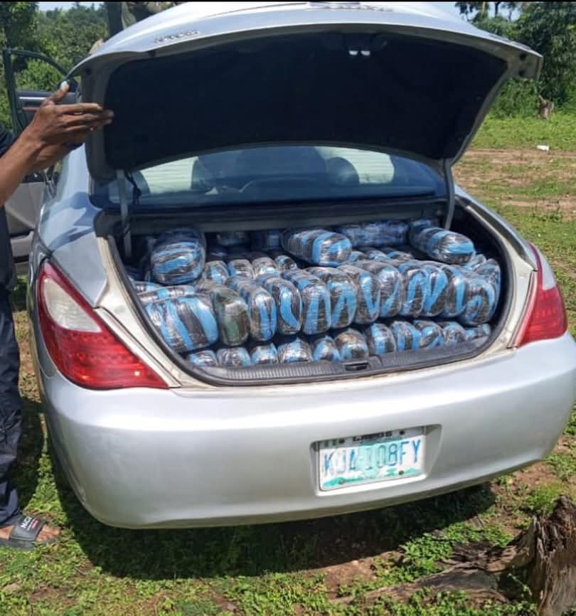 Troops Foil Drug Trafficking Attempt in Akwanga, Seize Vehicle Loaded with Marijuana