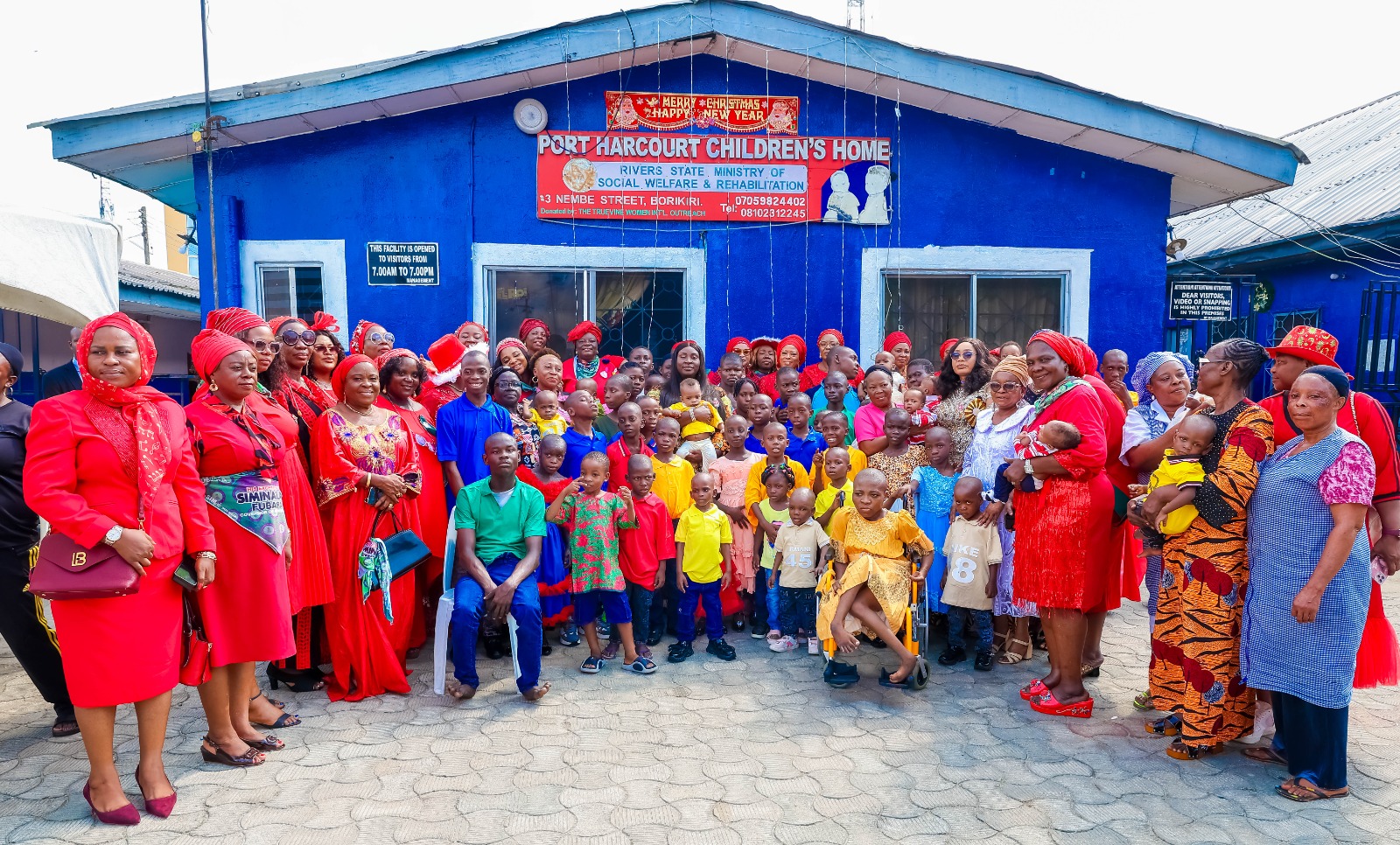 Lady Fubara Visits Christmas Babies, Spreads Joy At Port Harcourt Children's Home
