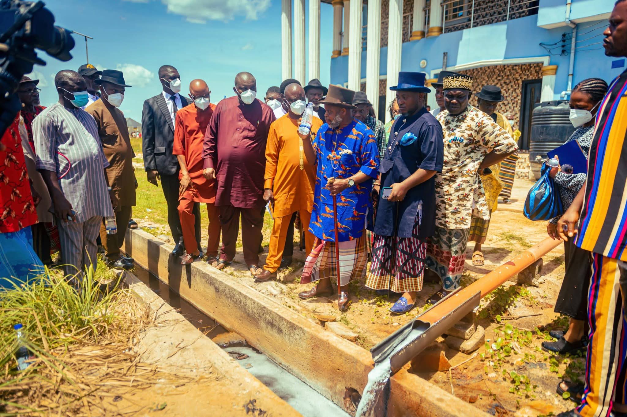 Fubara Visits Bille, Approves ₦100m Relief Over Gas Emission Crisis