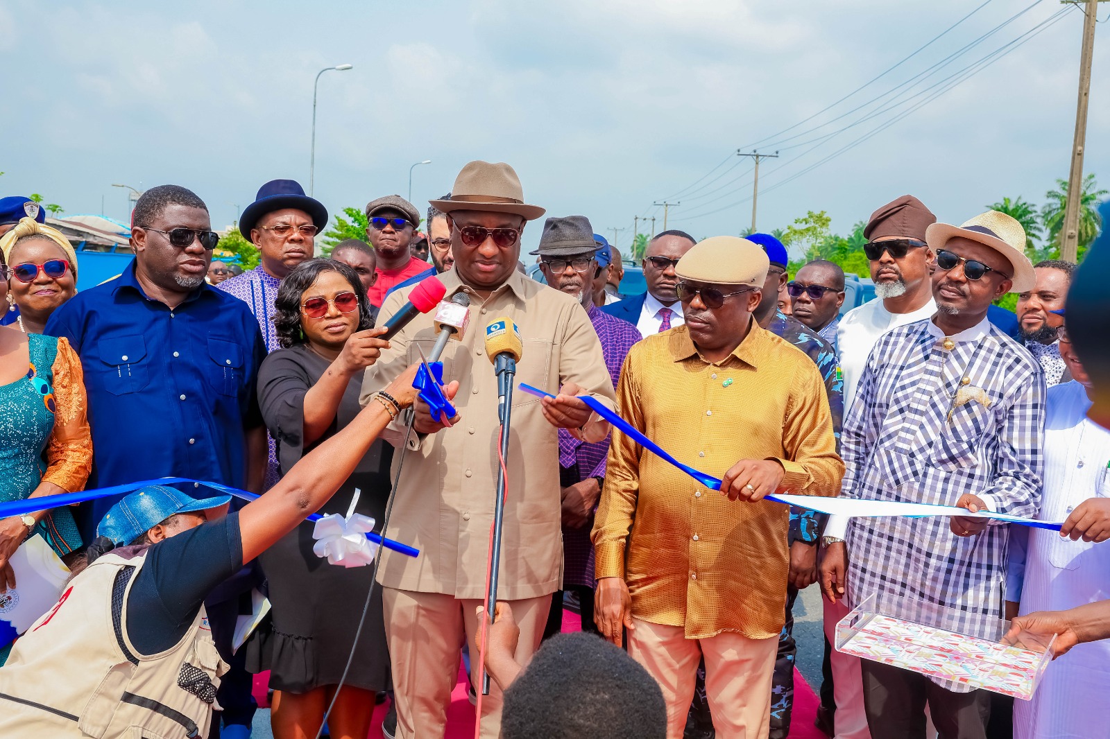 GOV. FUBARA FLAGS OFF AIRPORT BYPASS, SAYS DEVELOPMENT IS KEY TO PEACE