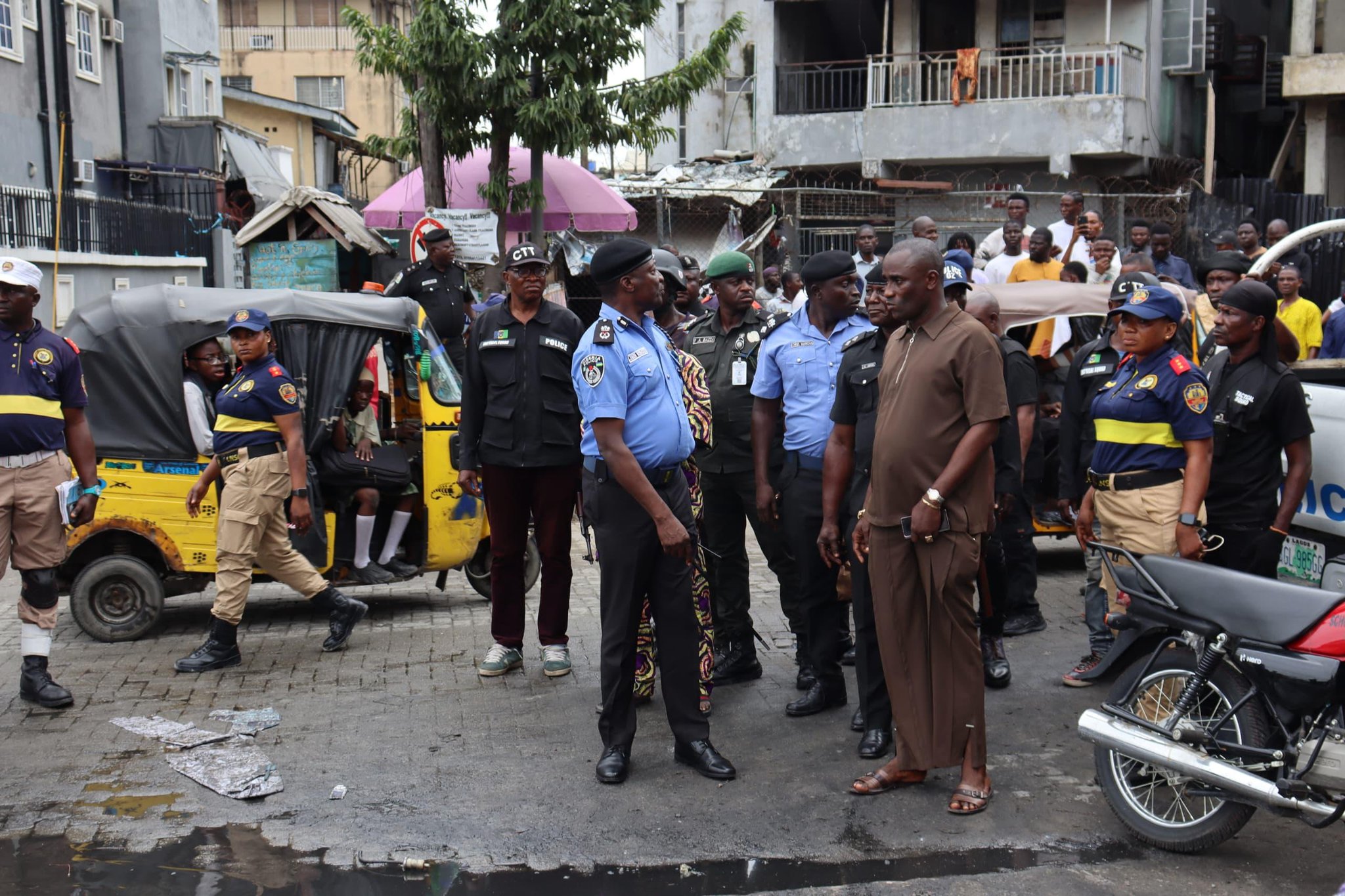 Lagos Police Arrest Suspect Following Protest at Sandgrouse Market; CP Olohundare Leads Response