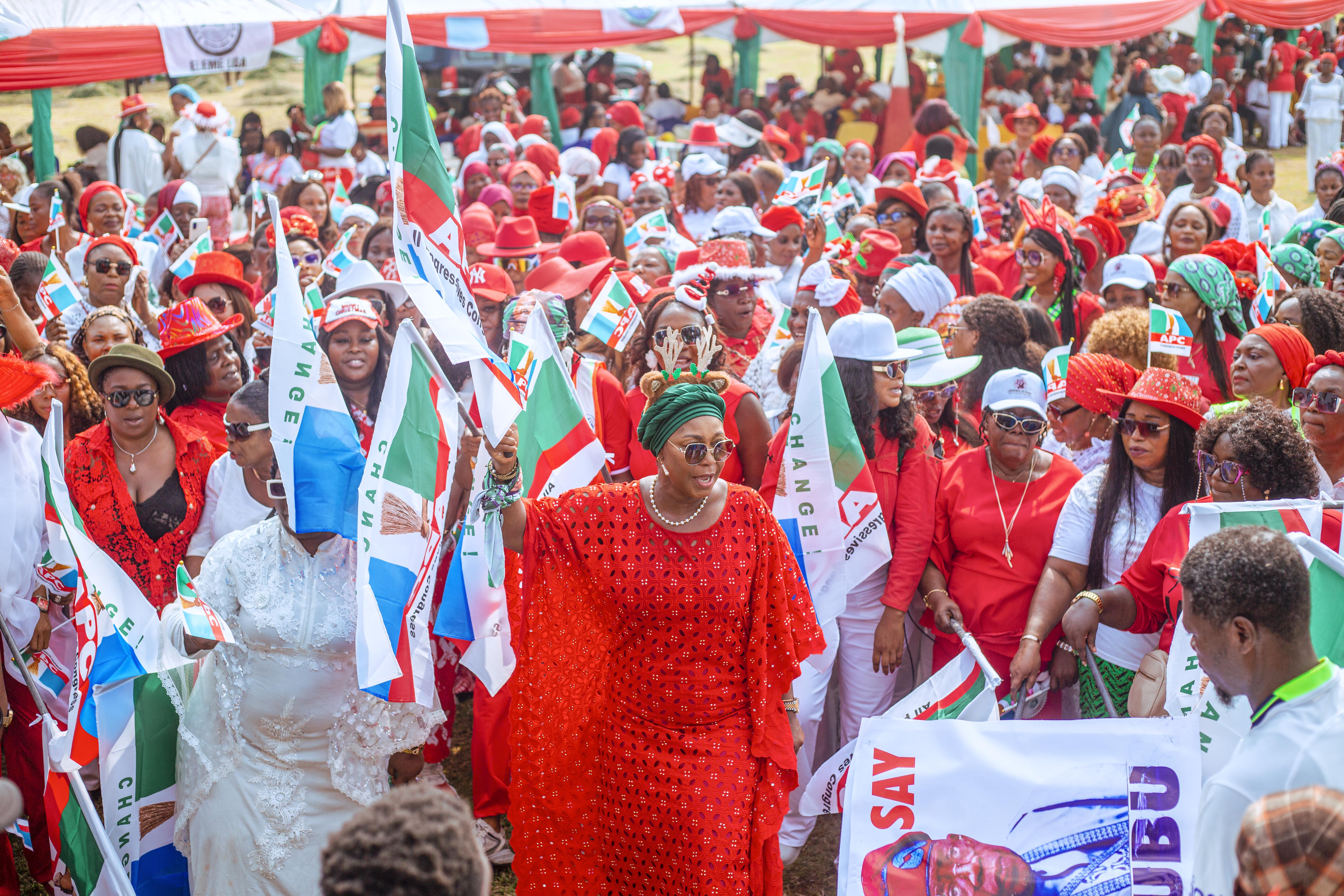 RIVERS WOMEN ENDORSE TINUBU, PLEDGE LOYALTY TO GOV. FUBARA   Rivers women, under the platform of Rivers Women Unite for SIM, have formally declared their support for President Bola Ahmed Tinubu and Rivers State Governor, Sir Siminalayi Fubara, describing the move as a collective decision aimed at promoting unity, democracy and development.  The declaration was made at a well-attended event in Port Harcourt on Friday, December 19, 2025, where the women called on the people of Rivers State to rally behind Governor Fubara and President Tinubu in the interest of political stability and accelerated socio-economic growth.  Addressing the gathering, the Convener of Rivers Women Unite for SIM, Amaopurubo Sotonye Toby Fulton, said the group’s position was rooted in its unwavering support for Governor Fubara. She noted that Rivers women would align with the governor’s political direction, stressing that his support for President Tinubu equally enjoys their backing.  “Wherever G