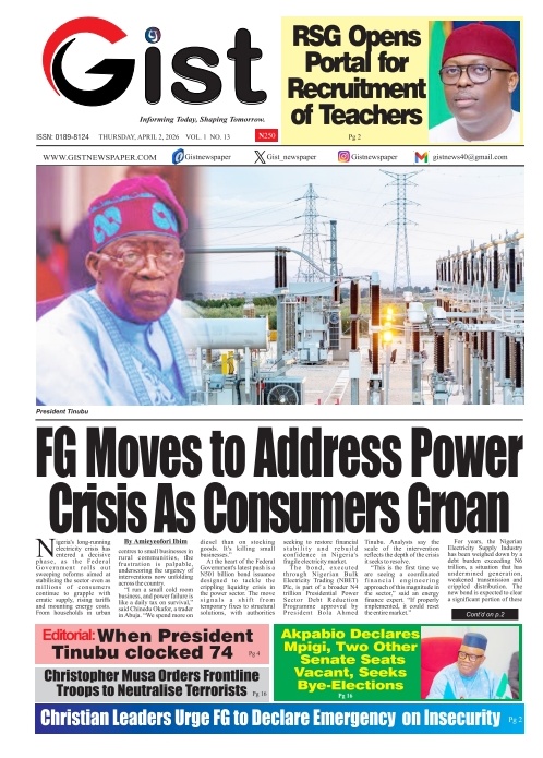 The latest edition of Gist Newspaper is out now!