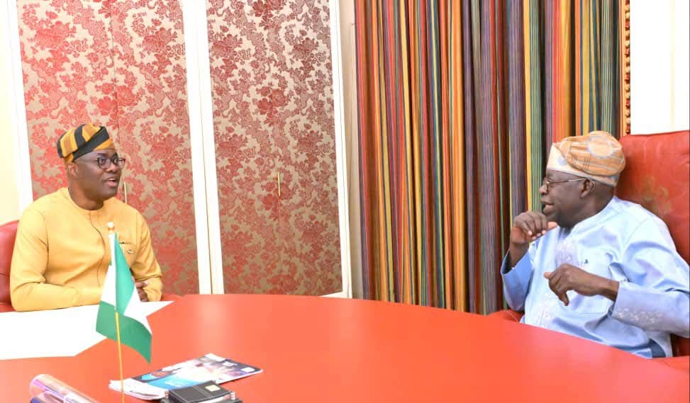 Tinubu Holds Separate Meetings with Makinde, Mutfwang at Aso Rock