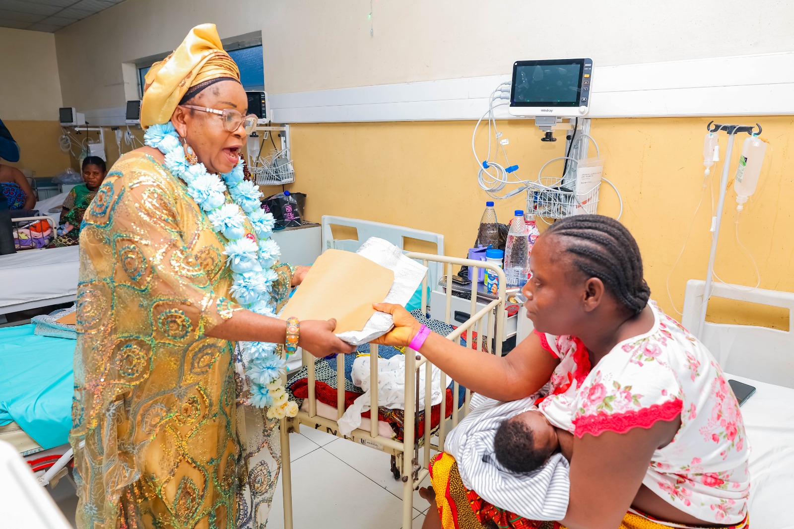 Lady Fubara Visits RSUTH to Celebrate 2026 New Year Babies